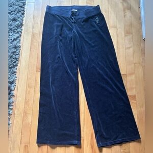 Juicy Couture Navy Velour Pants